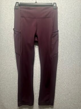 Lululemon Speed Up High Rise 7/8 Leggings Size 4 Purple Running Tights